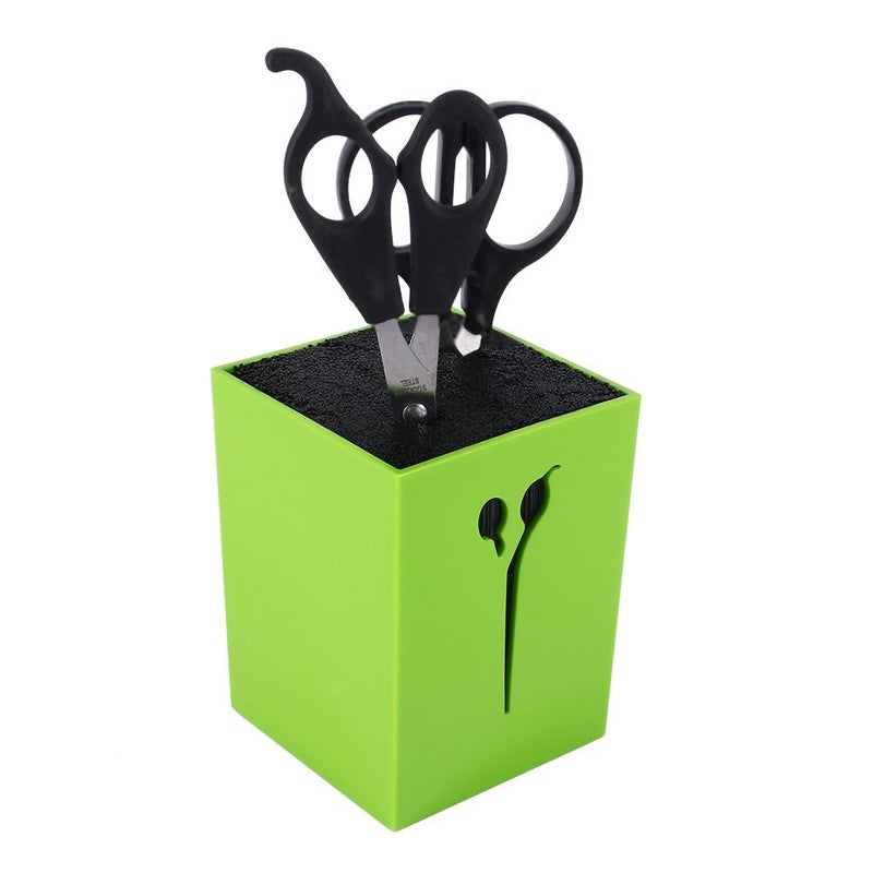 woobles Salon Scissors Rack,Professional Salon Hairdressing Barber Combs Clamps Scissors Holder Stand Tool (Green) - Image 5